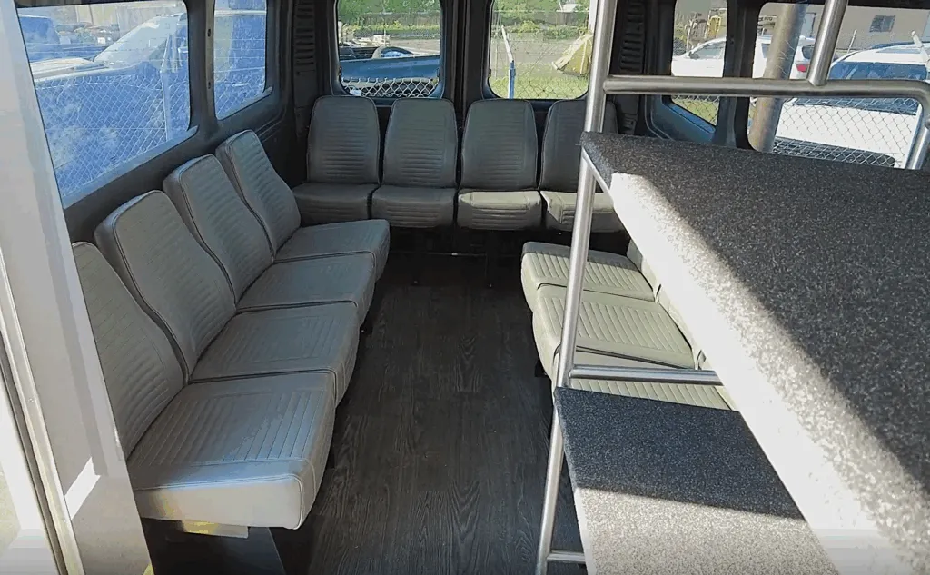 bus door interior