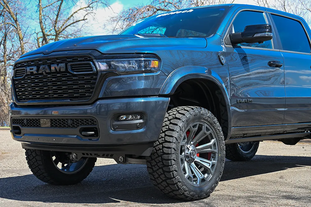2026-ram-1500-rampage-waldoch-blue-driver-low-front-quarter
